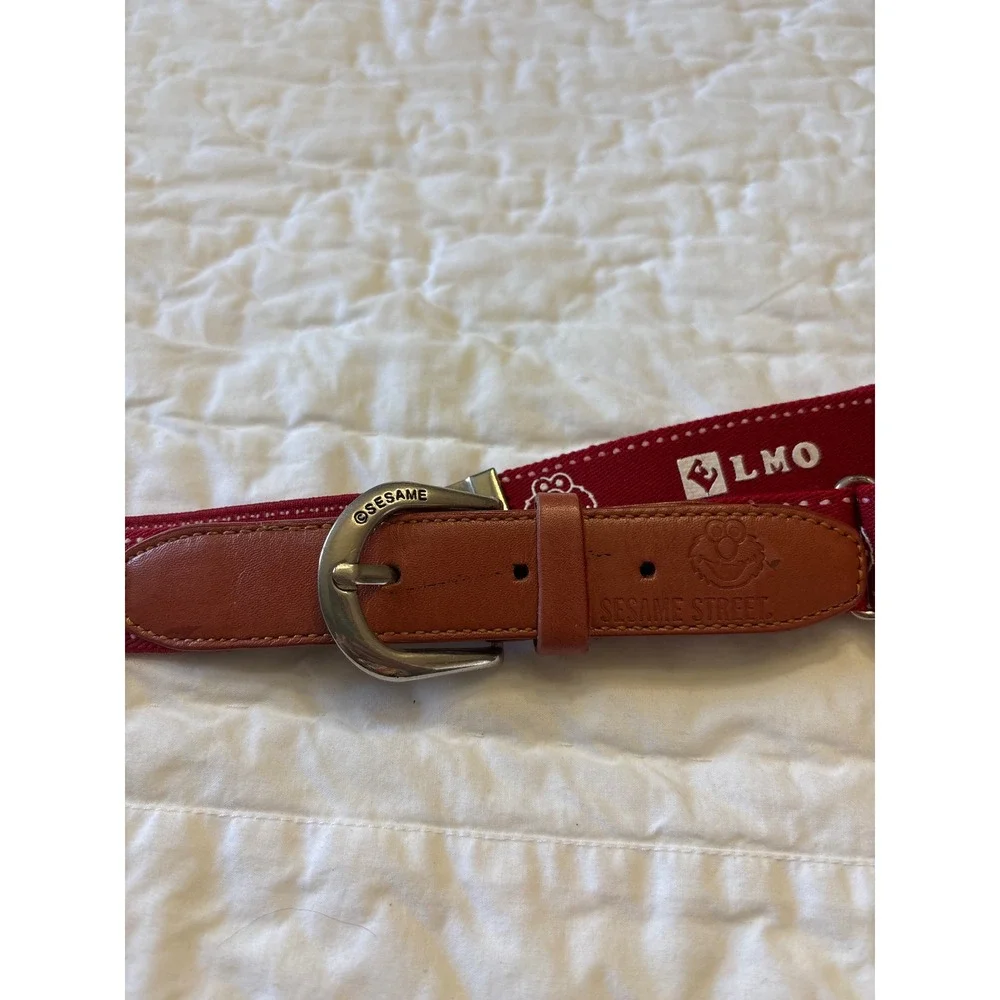 Sesame Street Elmo Webbed Belt Kids Elastic Buckle Good